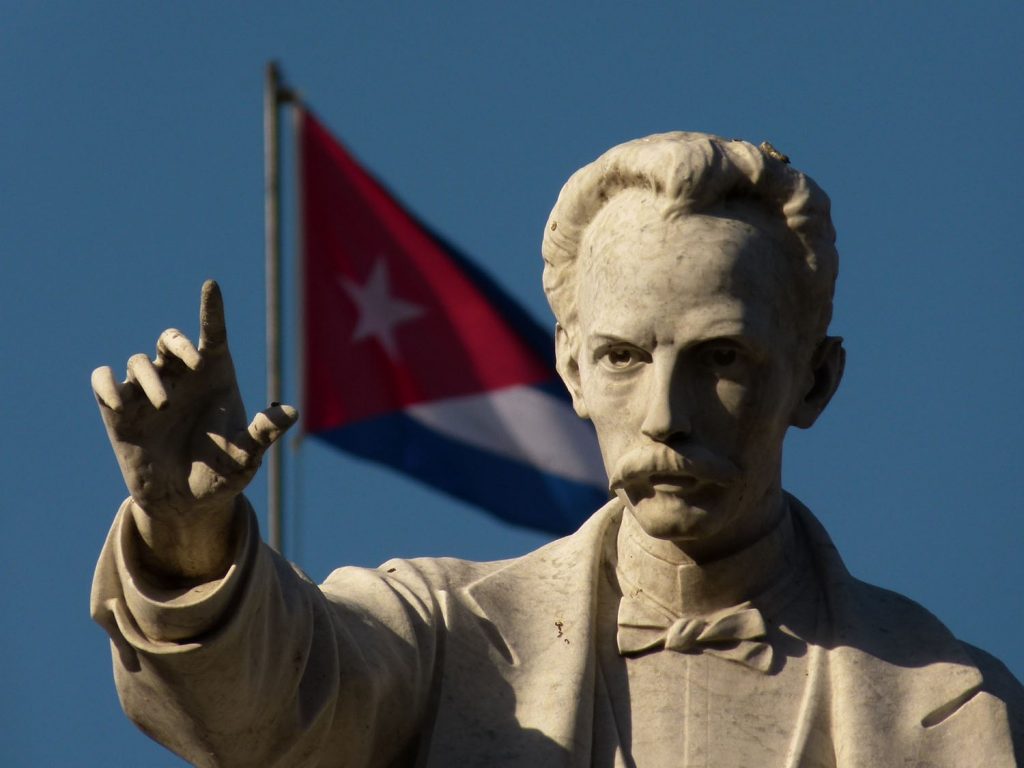 Jose Martin statue in Havana