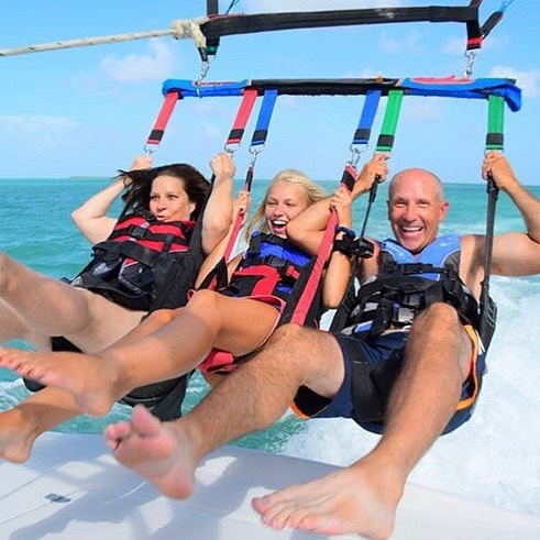 Key West Parasailing triple flyers