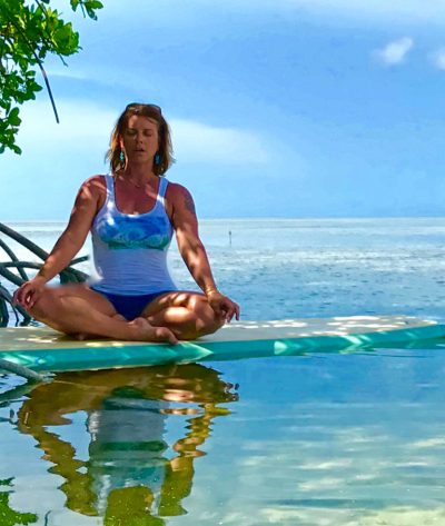 Relaxation Pose in the Key West back country.
